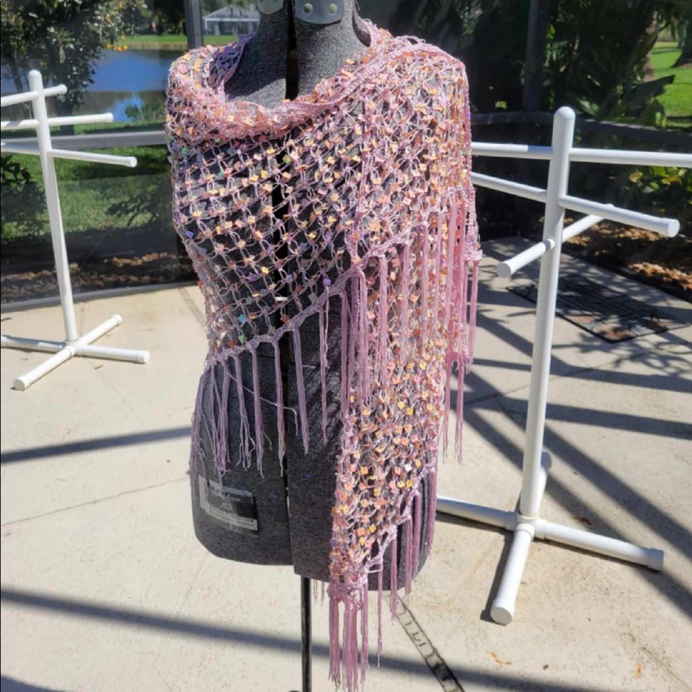 Sparkle Knitted Scarves in Various colors, for hips, shoulders, neck - Picture 4 of 5
